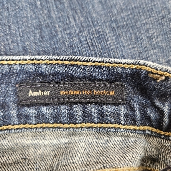 Citizens of Humanity Amber Dark Wash Mid Rise Bootcut Denim Jeans Size 27 - Picture 13 of 15